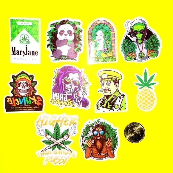3/$20 Brand New 10x Waterproof Funny stickers - Picture 1 of 1
